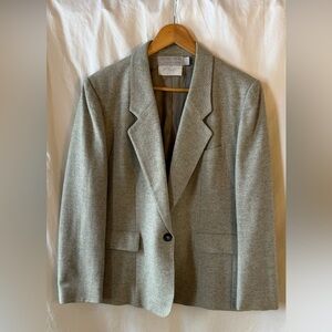 Evan Picone Light Gray Women's Blazer